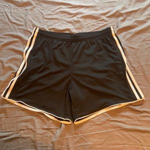 Black Adidas Soccer/Athletic Shorts